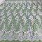 1 Yard Elegant Corded Bridal Lace Fabric with Floral Embroidery White